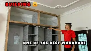 I BUILT ONE OF THE BEST WARDROBE | REAL ESTATE | CONSTRUCTION BUILDER FLOOR @MSANVIREALESTATEPVTLTD