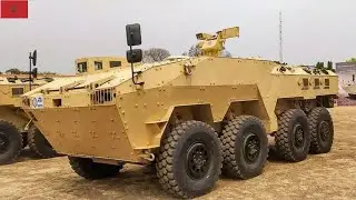 Индия начала поставку бронированных машин WhAP 8x8 в Марокко.
