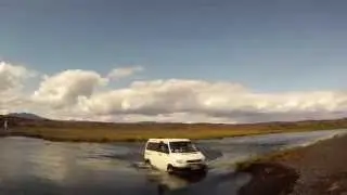 River Crossing Iceland vw transporter t4 & t5 4motion
