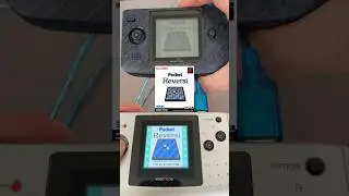 Pocket Reversi (NGPC) 2-player link cable mode #NGPC #neogeopocketcolor #linkitup