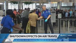 How does shutdown impact air travel, TSA employees?
