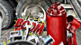 Замена колеса на четырехосном Shacman🤟 /шахман/4 оска/замена колеса💪/спарка