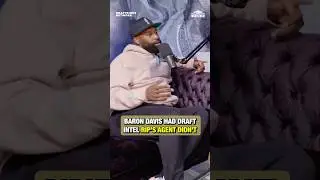 Baron Davis was ready for the NBA Draft & the CIA 😂💀