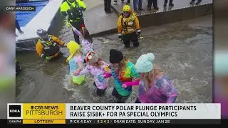 Beaver Co. Polar Plunge participants raise over $158,000 for Pa. Special Olympics