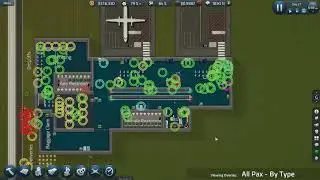 SimAirport - From Scratch - Pax Flow Map