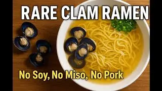 How to Make Rare Shijimi Clam Ramen | Clear Golden Broth, No Soy Sauce or Miso