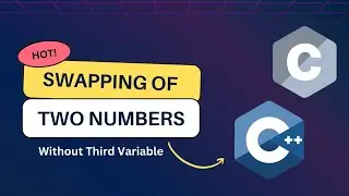 Swapping of two numbers without third variable in c language