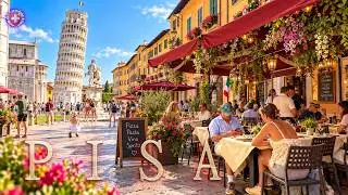 PISA ITALY ✨ TUSCANY Global icon and one of the most photographed landmarks 4K Walking tour asmr
