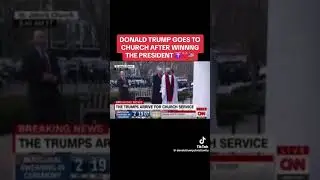 Donald Trump Appears in Church after Victory #donaldtrump #uselections2024 #viralshorts #viralvideo