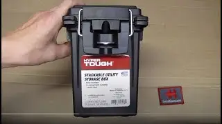 hyper tough - stackable  utility storage box - .30 us ammo can?