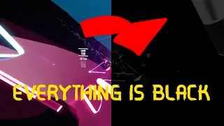 Beat Saber but EVERYTHING is BLACK! (NEARLY IMPOSSIBLE)