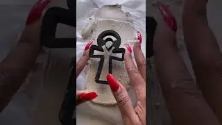 Wood Clay Ankh #clay #satisfying #artist #reels