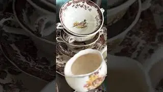 Pallisy a member of Royal Worcester group diner set porcelain Порцеланов сервиз за хранене и чай