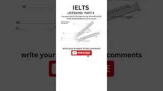 Практика аудирования IELTS, раздел 4, 2025 г. #ieltslistening #ieltsexam #ietls #learnenglish