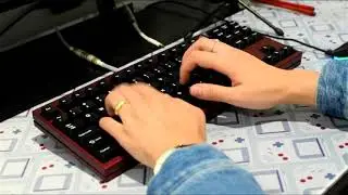 Mr. Suit with lubed Lavenders typing sounds