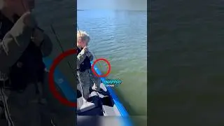 Kid's brand new rod broke while trying to reel in a BIG Fish!😳