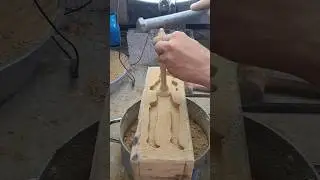 #art #sand #cake فن وصناعات يدويه فنيه من صهر المعادن صب فن وصناعات