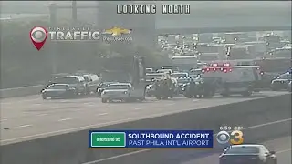 Portion Of I-95 Near Philadelphia International Airport Closed Due To Serious Accident