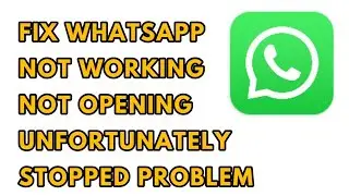 Исправление проблемы с WhatsApp || Не работает, не открывается, к сожалению, остановлен. Проблема решена.