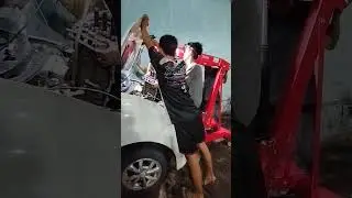 Servis mobil akibat ladiator jebol @saduoffial #garudaotomotif #mechanic #automobile 