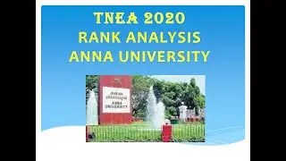 TNEA 2020 Cut off and Rank Analysis