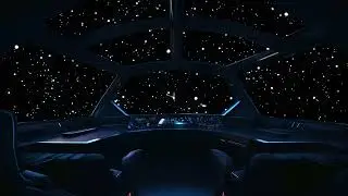 Unwind Among the Stars | Brown Noise & Spacecraft Ambience for Deep Focus & Sleep