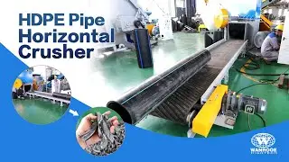 Large Capacity Large Size HDPE Pipe Shredder Fast PVC Pipe Crusher Plastic Pipe Fast Crusher Machine