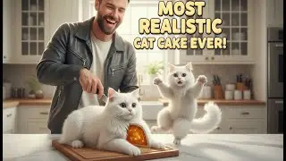 Calico Cat Shocked Seeing Cake Twin LIVE! 😲🐱🎂 #CalicoCat #ShortsLive #Viral