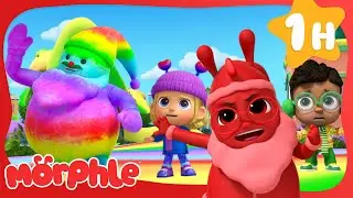 Rainbow Santa vs. Morphle 🌈☃️ | Morphle Fun Cartoons | Moonbug Kids Cartoon Adventure