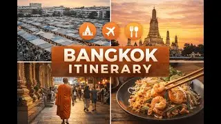 Bangkok Itinerary | Complete Travel Guide & Highlights | Thailand Trip Vlog ✨
