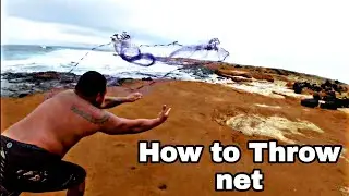 [How to Throw Net] Throw Net tutorial.how to Hawaiian style