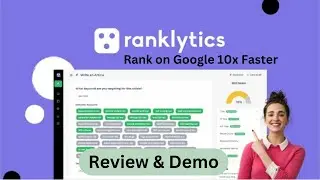 Ranklytics Review 2024-Rank on the First Page 10x Faster with AI-enabled SEO Lifetime Deal at $59