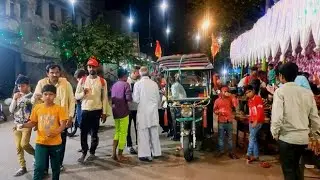 कैला देवी पैदल यात्रियों के लिए आयोजित किया गया विशाल भंडारा //फतेहपुर सिकरी//भंडारा ब्लॉग