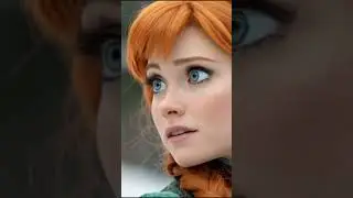 Frozen in realistic style, dark fantasy #shorts