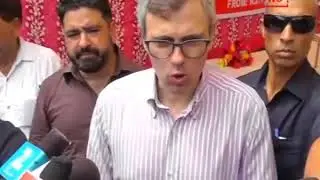 Ex-CM Omar Abdullah Visits Rajouri, Attacks BJP-PDP