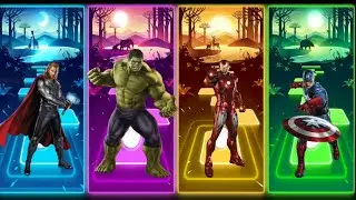AVENGERS Tiles Hop Battle - Marvel's Superhero Music Game!