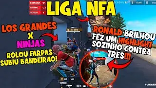 LIGA NFA - RONALD AMASSOU 1V3 - LOS GRANDES COM 45 KILLS - STELUTO AMASSA COM AWM - CLIPS FREE FIRE