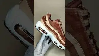 Restoration & Clean | Nike Air MAX 95 'dusty peach'.  #sneakercleaning #sneakerrestoration #airmax95