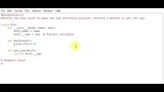 Encapsulation in python