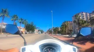 Moped ride Torrox costa to Nerja centro || Torrox | Axarquía | Málaga | Spain Ep#51 ||