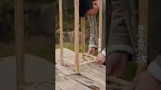 Transform Ordinary White Bamboo into a Stunning Flower Table | Eco-friendly furniture