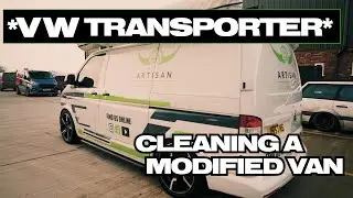 *VOLKSWAGEN TRANSPORTER* - Cleaning a modified van - Visual satisfaction - ASMR
