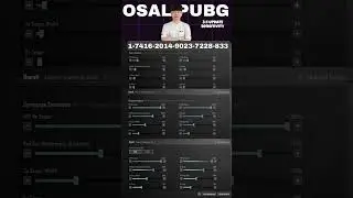 OSAL SENSITIVITY & CONTROL | OSAL All SETTINGS REVEALED | PUBG MOBILE/BGMI