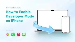 Tenorshare iCareFone Guide - How to Enable Developer Mode on iPhone (iOS 18/26)
