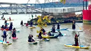 LIVE: Witches Paddle Parade on the Hudson River SUP Witches Festival (October 19,2025) 🧙&zwj;♀️🎃