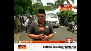 Perkembangan Pengebumian Datuk Azlin Alias (1:00 tengahari)