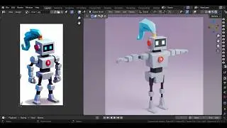 Character Modeling in Blender 4.1 | Low Poly Character