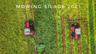 Silage 2021 In Ireland | Mowing & Raking With MASSEYS