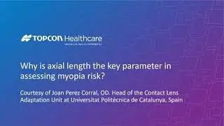 Why is the axial length the critical parameter in assessing myopia risk?