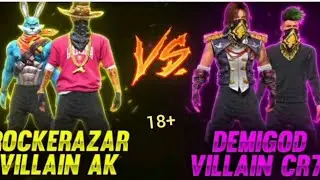 😣YOUTUBES😣 controversy FULL #ROCKERAZAR, VILLAIN CR7, VILLAN AK,VILLLAN VL, DEMIGOD # 😣